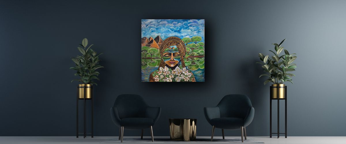 Artwork "life" 1x1meter
